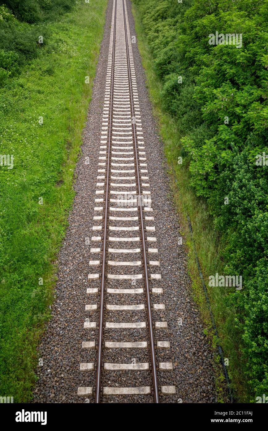 Train tracks and vintage rail bed hires stock photography and images Alamy
