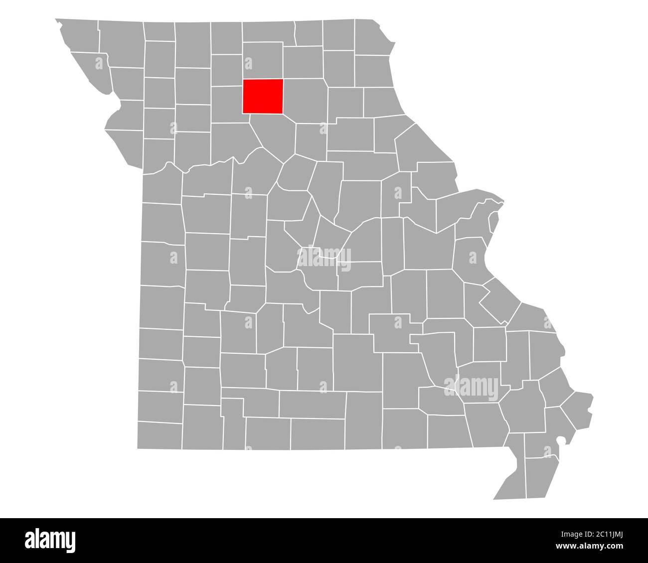 Linn missouri map hires stock photography and images Alamy