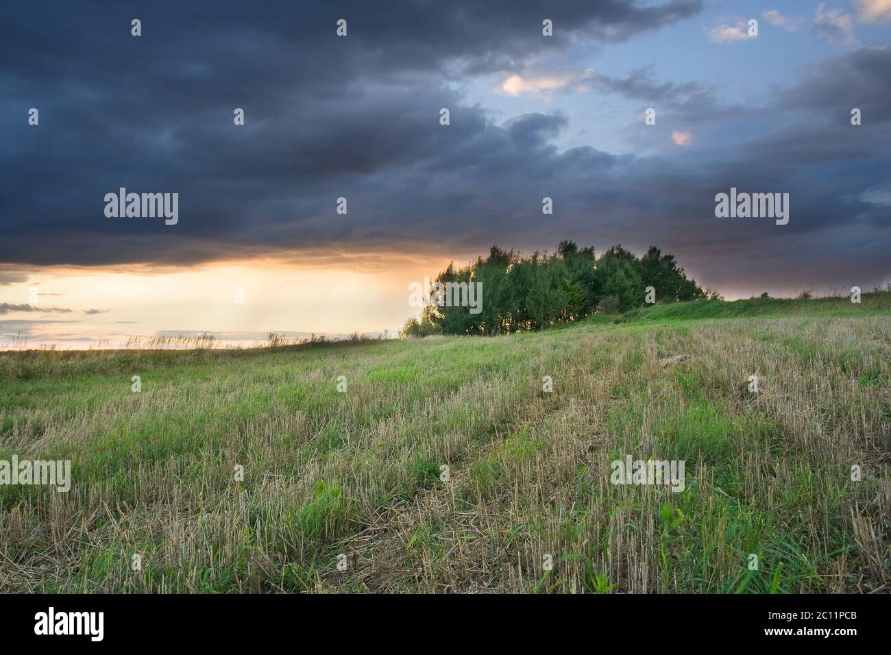 Natural landscape with the storm Stock Photo - Alamy