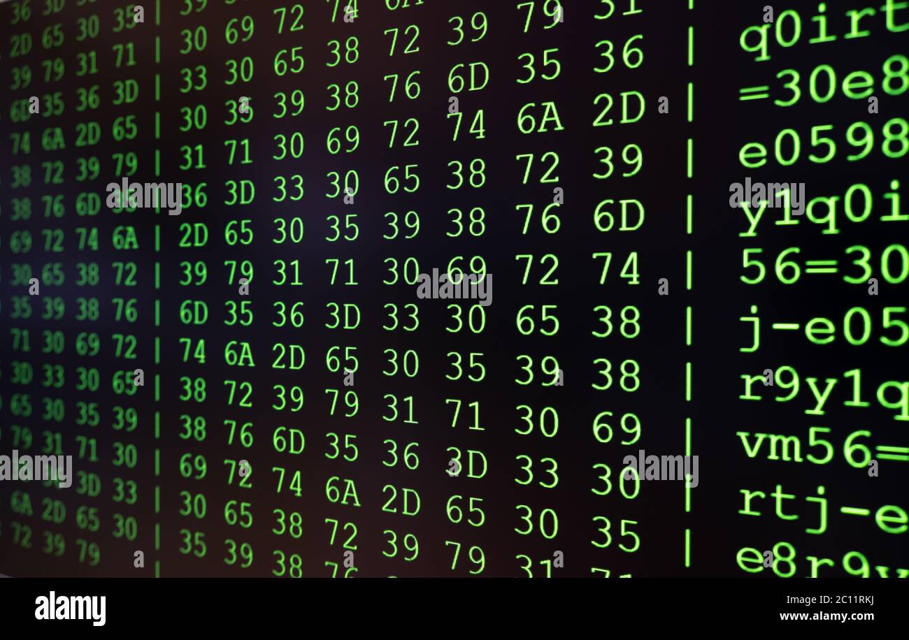 Program Hex Code On Scientific Device Screen Green Text Asci Information 4k Uhd Video Stock Photo Alamy Program Hex Code On Scientific Device Screen Green Text Asci Information 4k Uhd Video Stock Photo Alamy