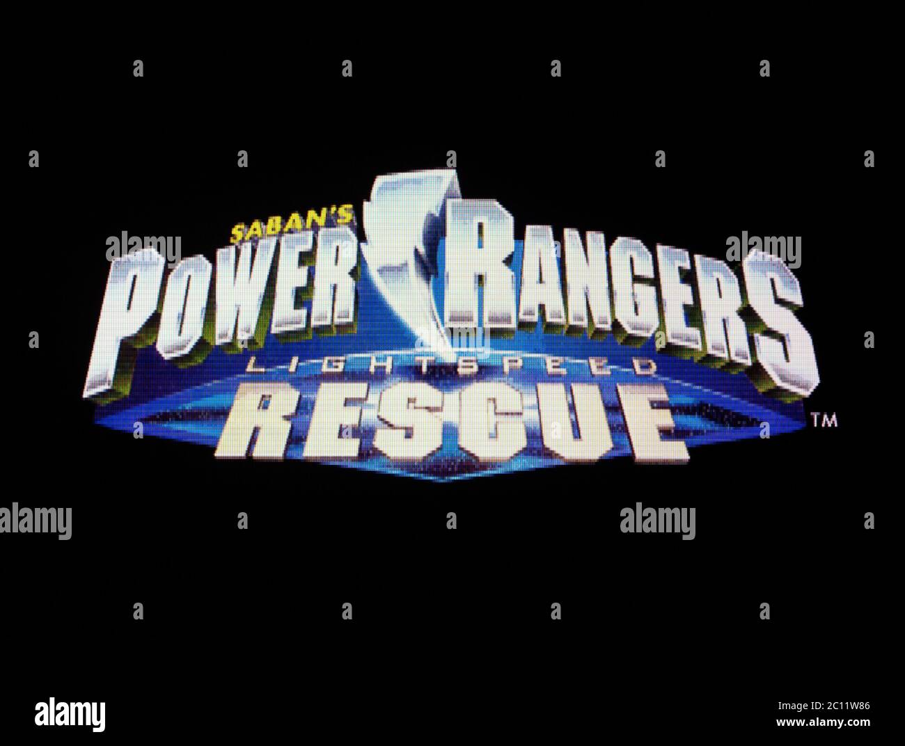 Saban's Power Rangers Lightspeed Rescue - Nintendo 64 Videogame  - Editorial use only Stock Photo