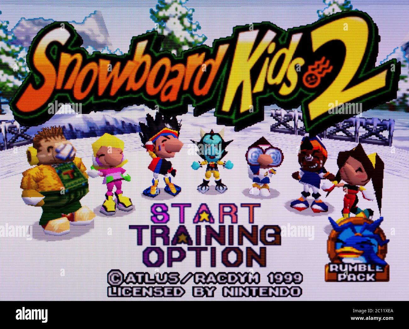 Snowboard Kids 2 - Nintendo 64 Videogame - Editorial use only Stock Photo -  Alamy