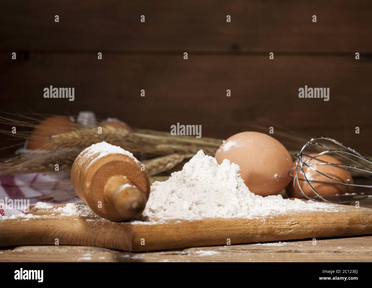 Ingredients for bakery products Stock Photo Alamy
