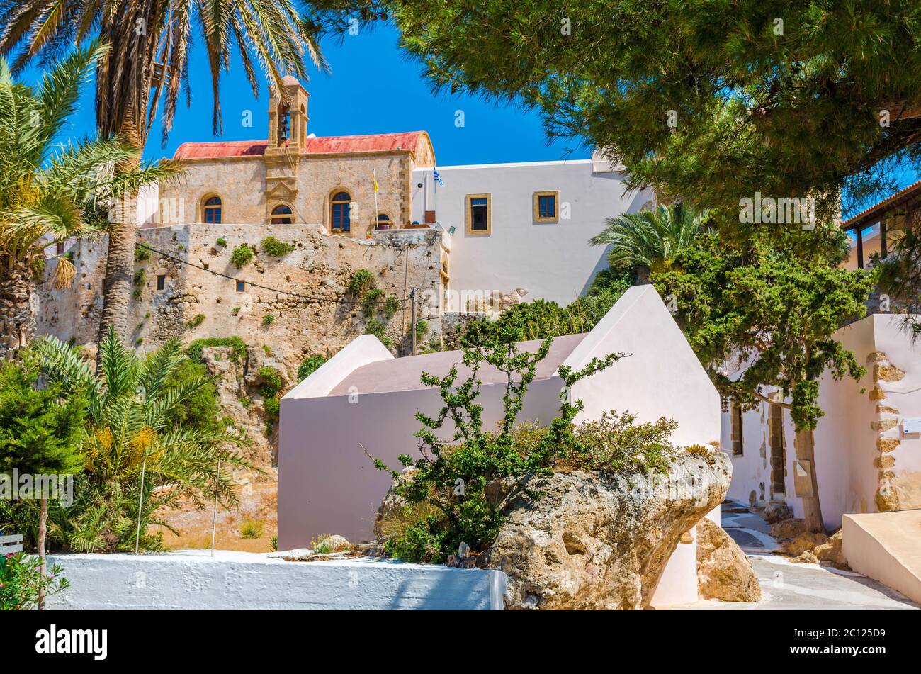 Chrysoskalitissa Monastery is a 17th century Orthodox monastery located