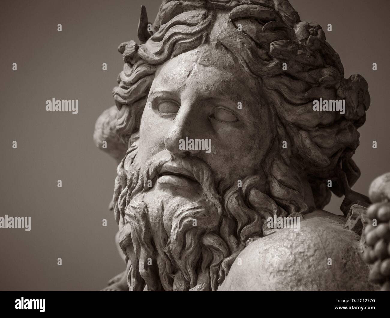 The ancient marble portrait of man with beard Stock Photo - Alamy