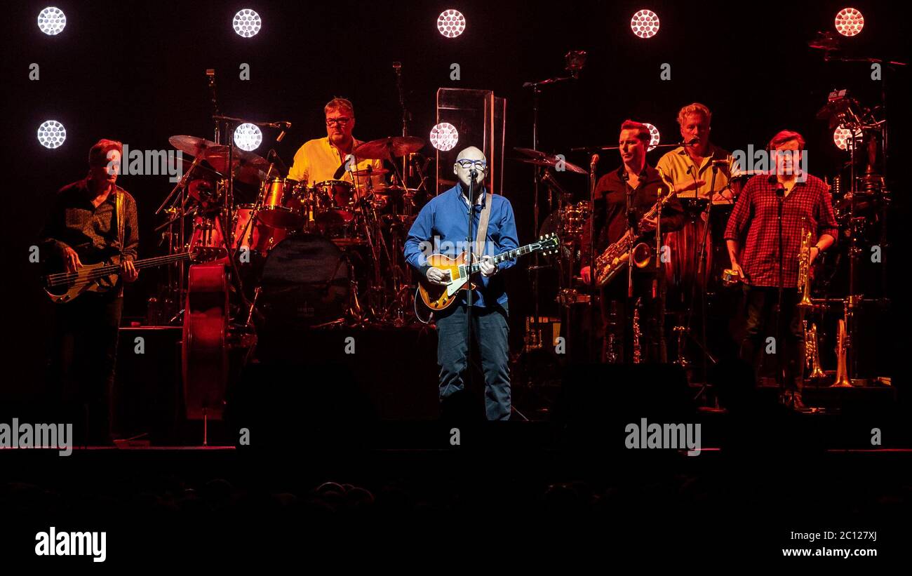 Herning, Denmark. 13th, June 2019. The British singer, songwriter and blues-rock musician Mark Knopfler performs a live concert at Jyske Bank Boxen in Herning. (Photo credit: Gonzales Photo - Morten Kjaer). Stock Photo