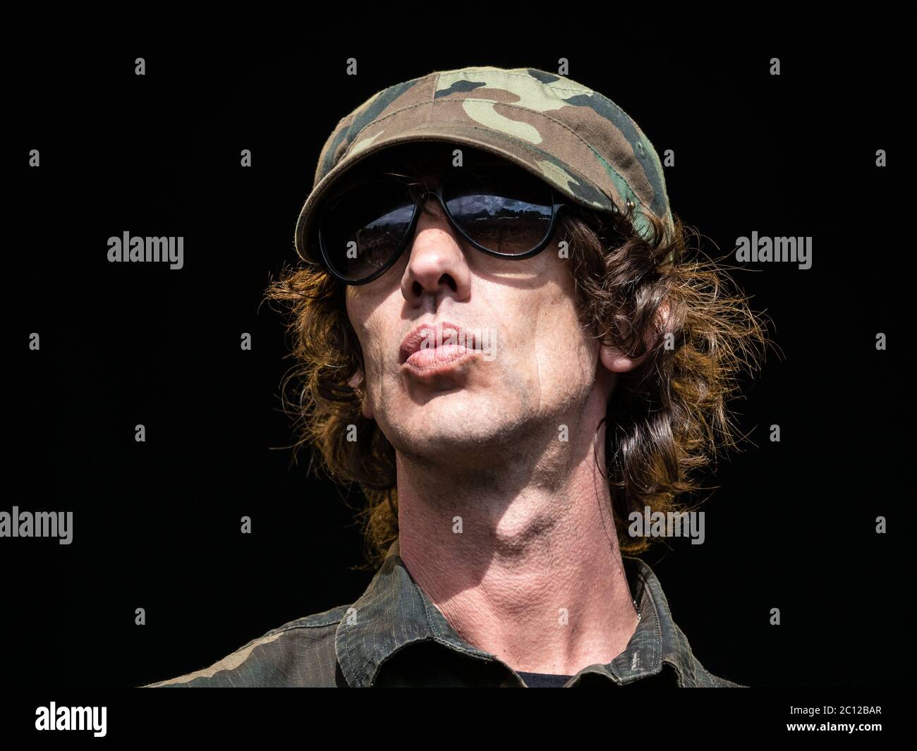 Kvaerndrup, Denmark. 01st, June 2019. The English singer, songwriter and musician Richard Ashcroft performs a live concert during the Danish music festival Heartland Festival 2019. (Photo credit: Gonzales Photo - Kent Rasmussen). Stock Photo