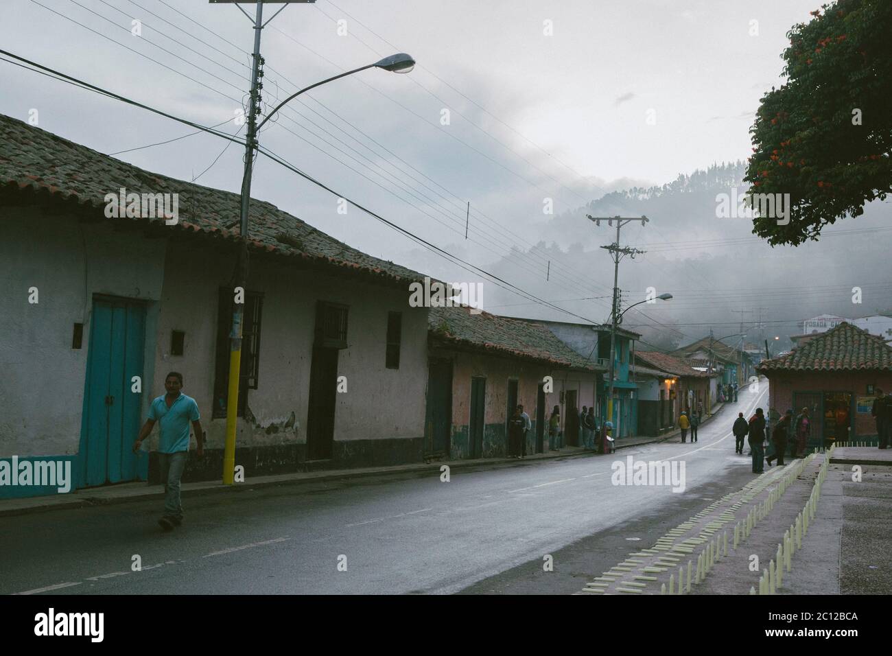 Inmaculada Concepcion in Mucuruba Village, Venezuelian Andes Stock Photo