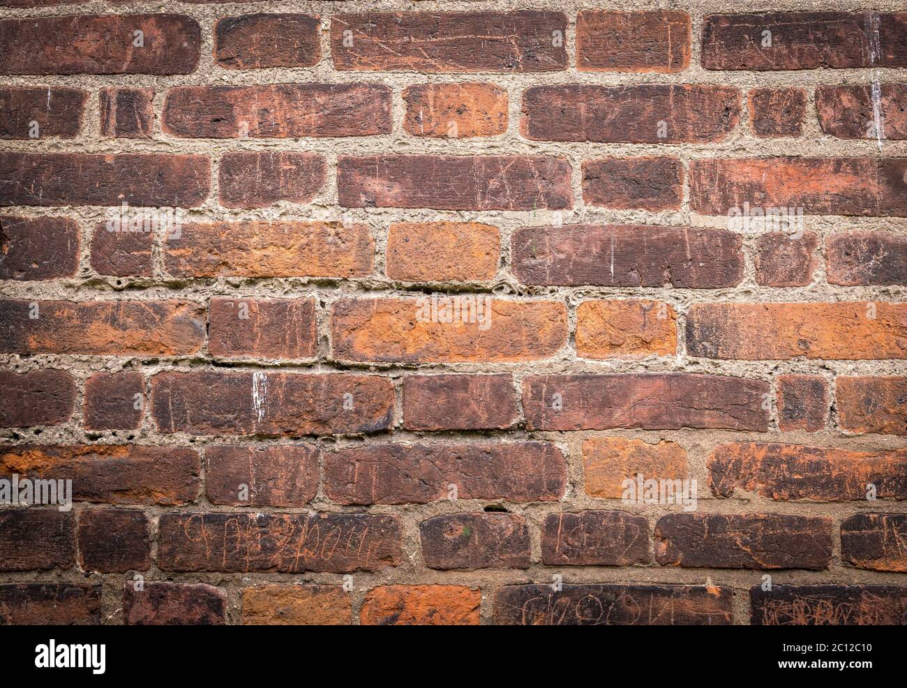 Background of brick wall texture Stock Photo