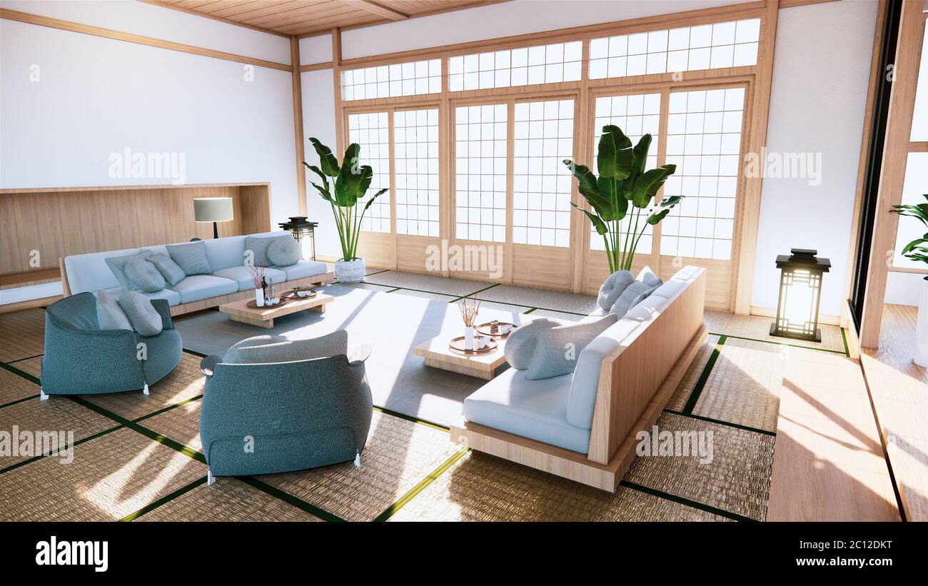 multi function room ideas, japanese room interior design.3D rendering ...