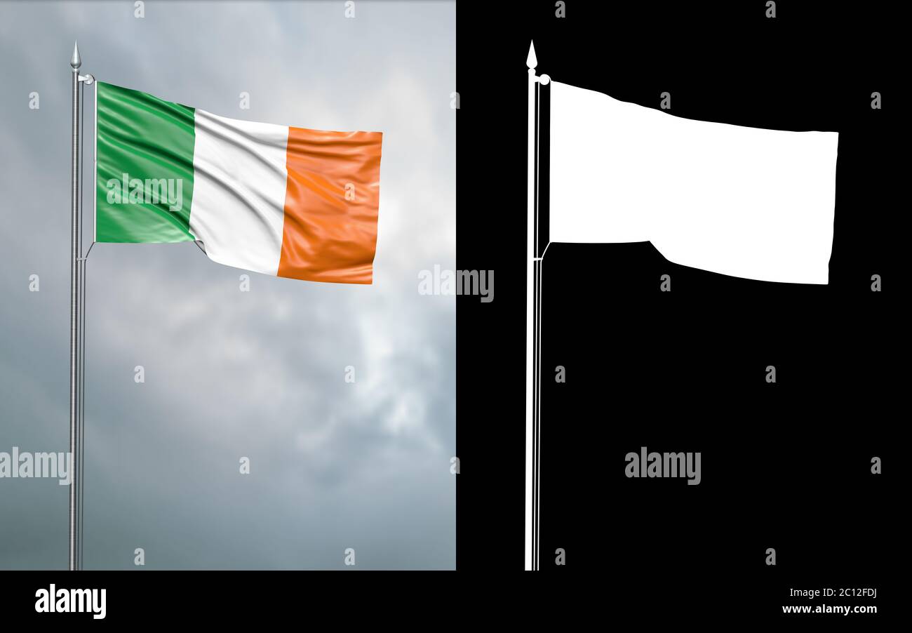 Moving Ireland Flag