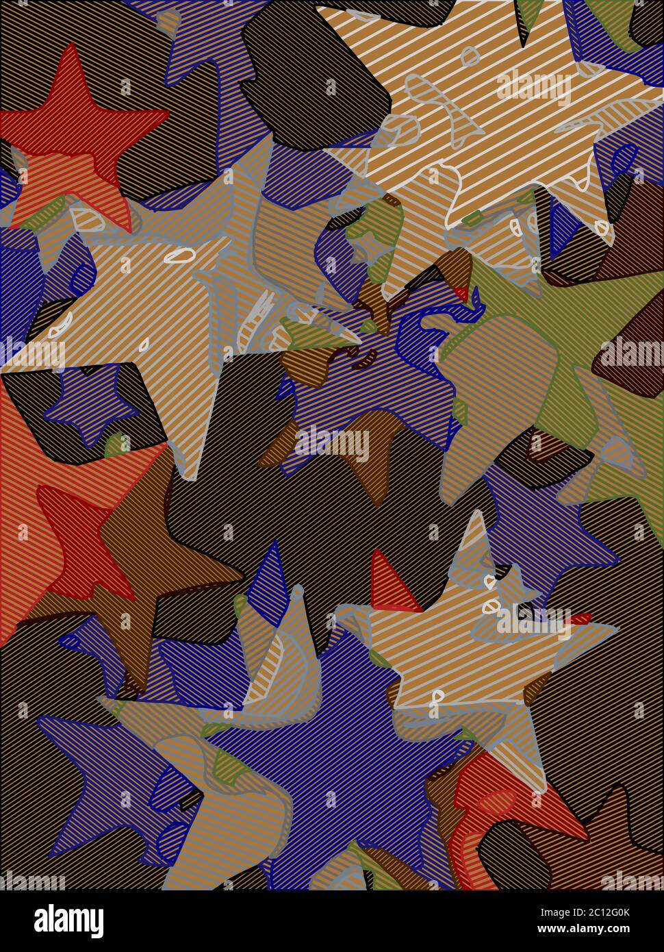 Abstract background full of stars for design and print Stock Photo - Alamy