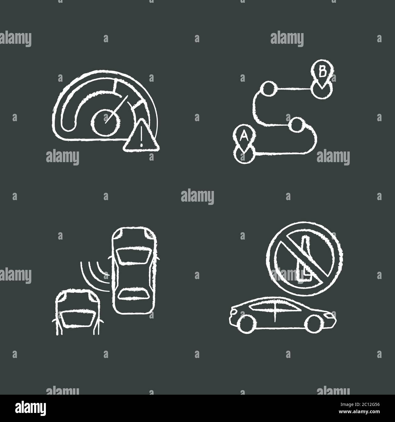 Driving risks Stock Vector Images - Alamy