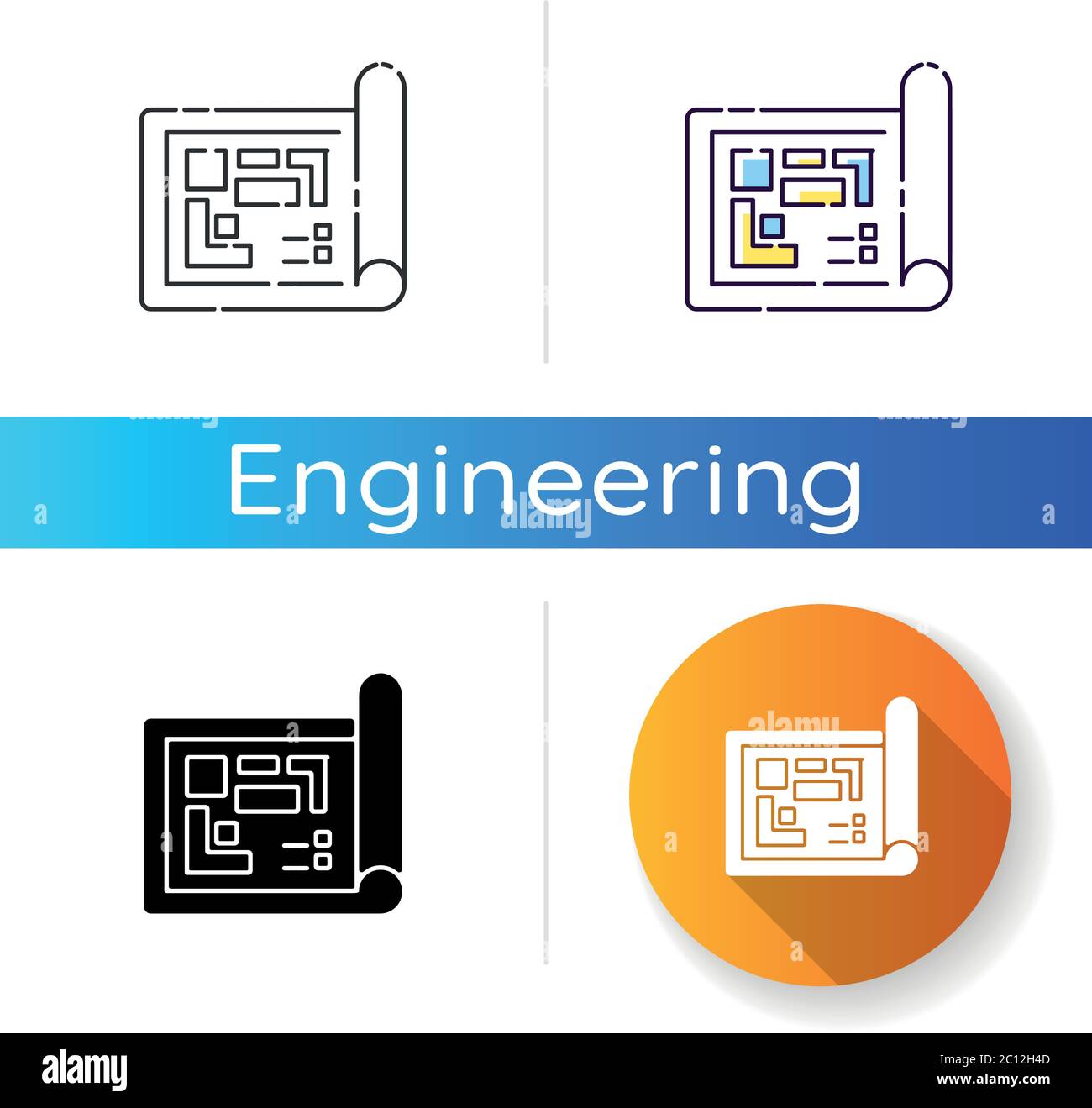 Schematic floor plan Stock Vector Images - Alamy