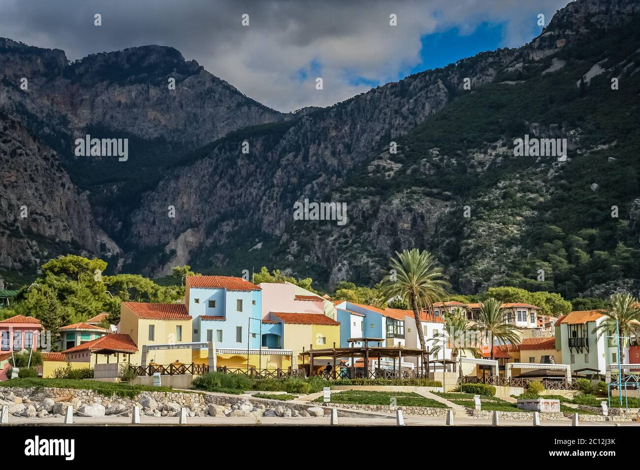 Popular resort city of Oludeniz Stock Photo - Alamy