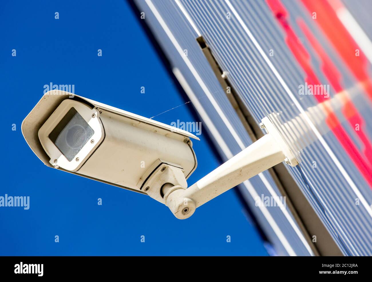 security CCTV camera or surveillance system in office building Stock