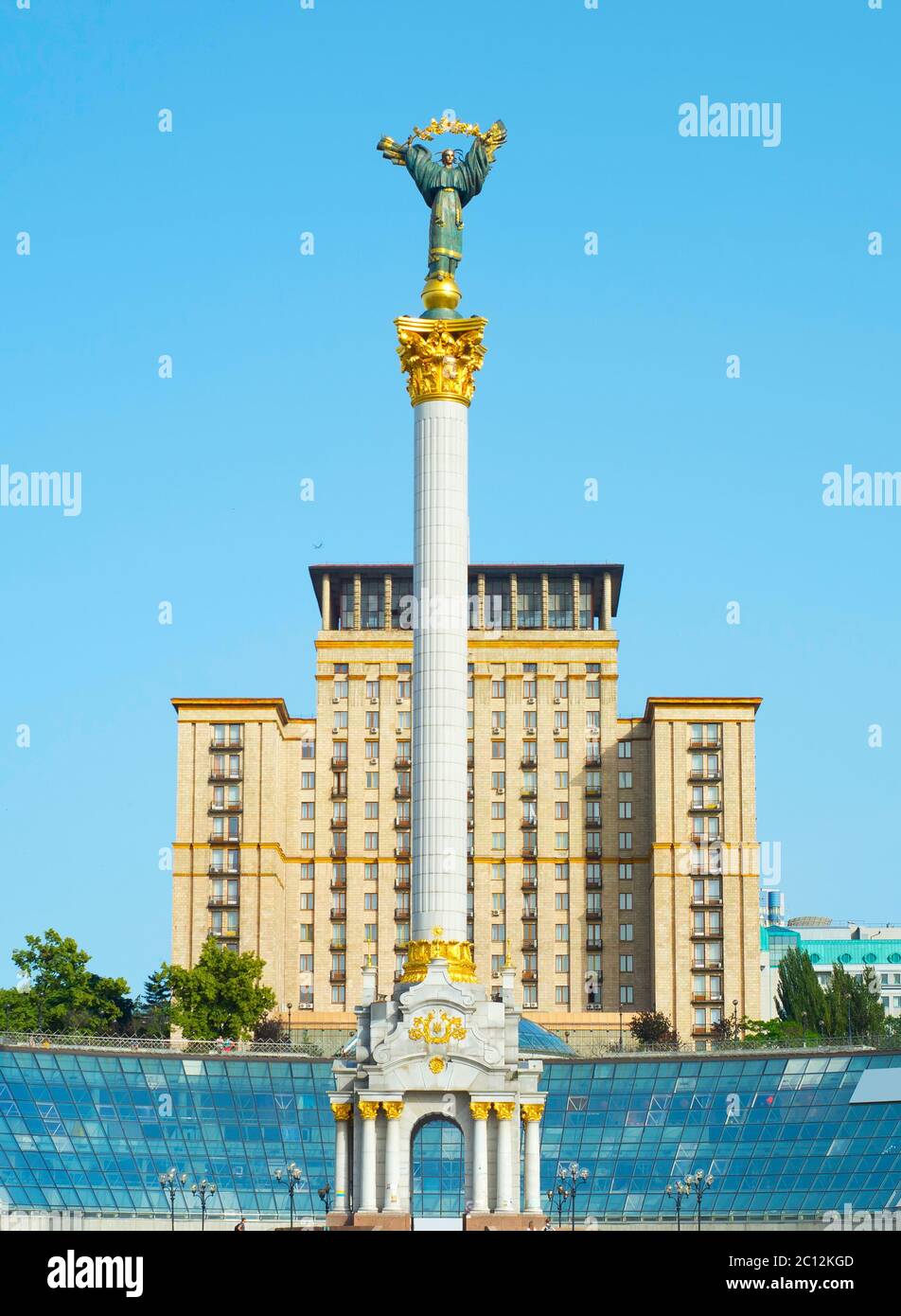 Independence Monument. Kiev, Ukraine Stock Photo