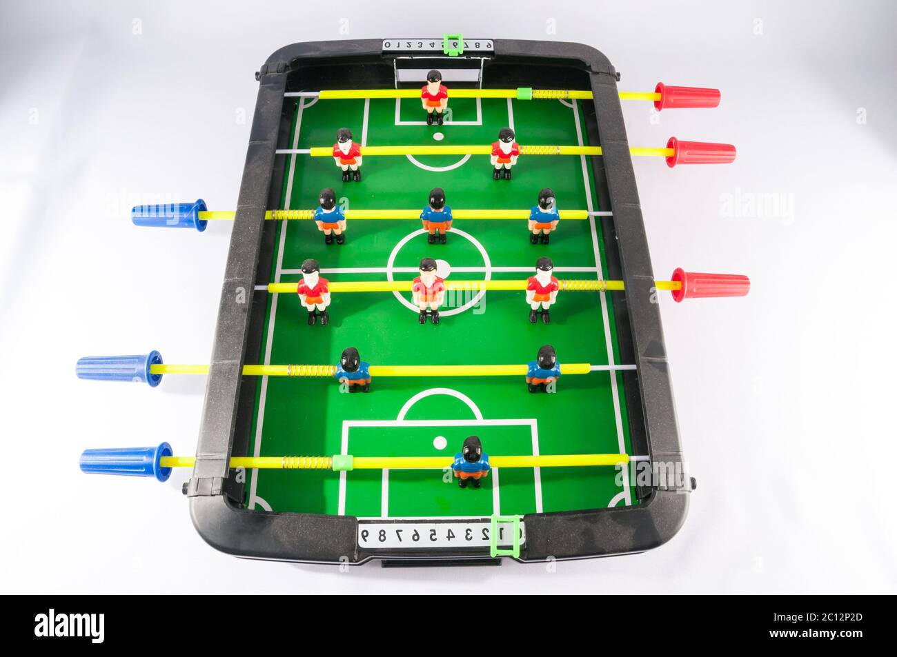 Foosball Football Toy Game Stock Photo Alamy