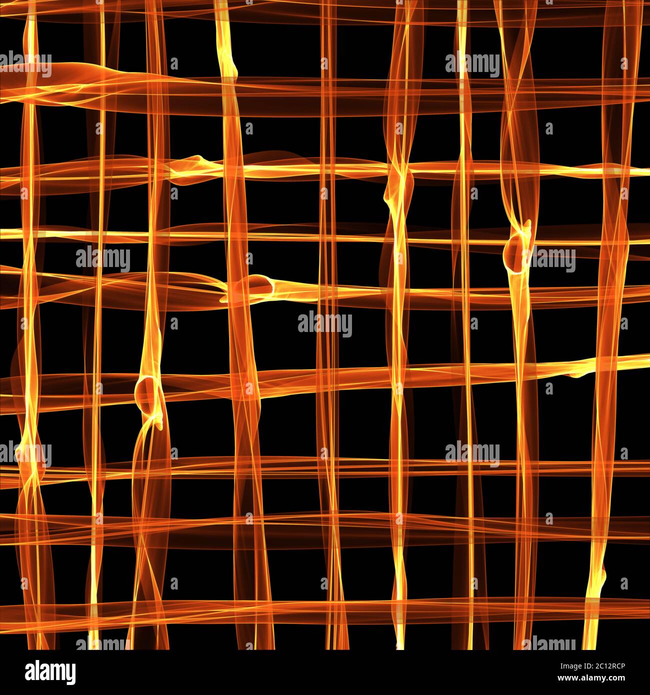 Abstract burning fire flame background in shape of grid for your design ...