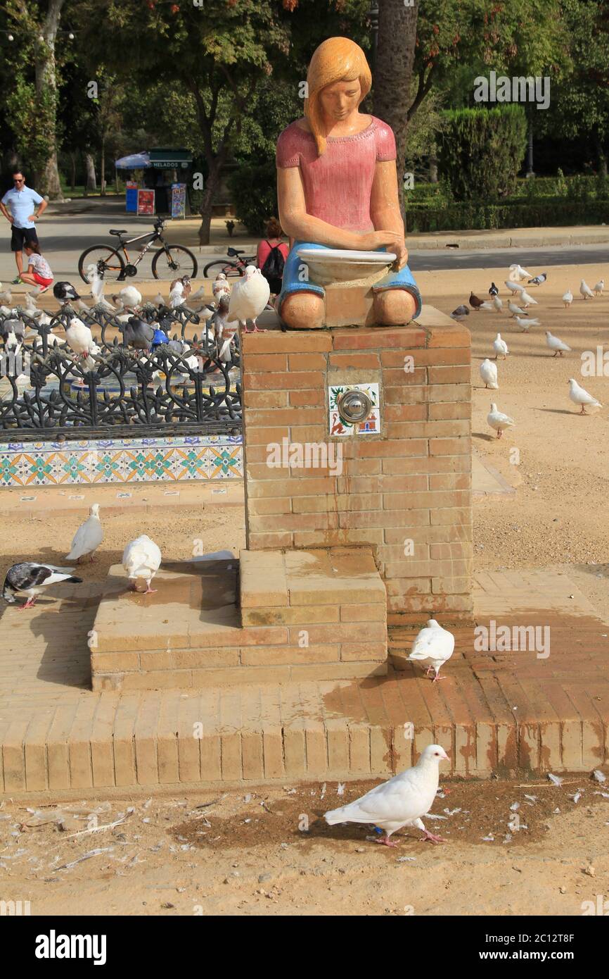 Plaza de America Seville Spain Stock Photo