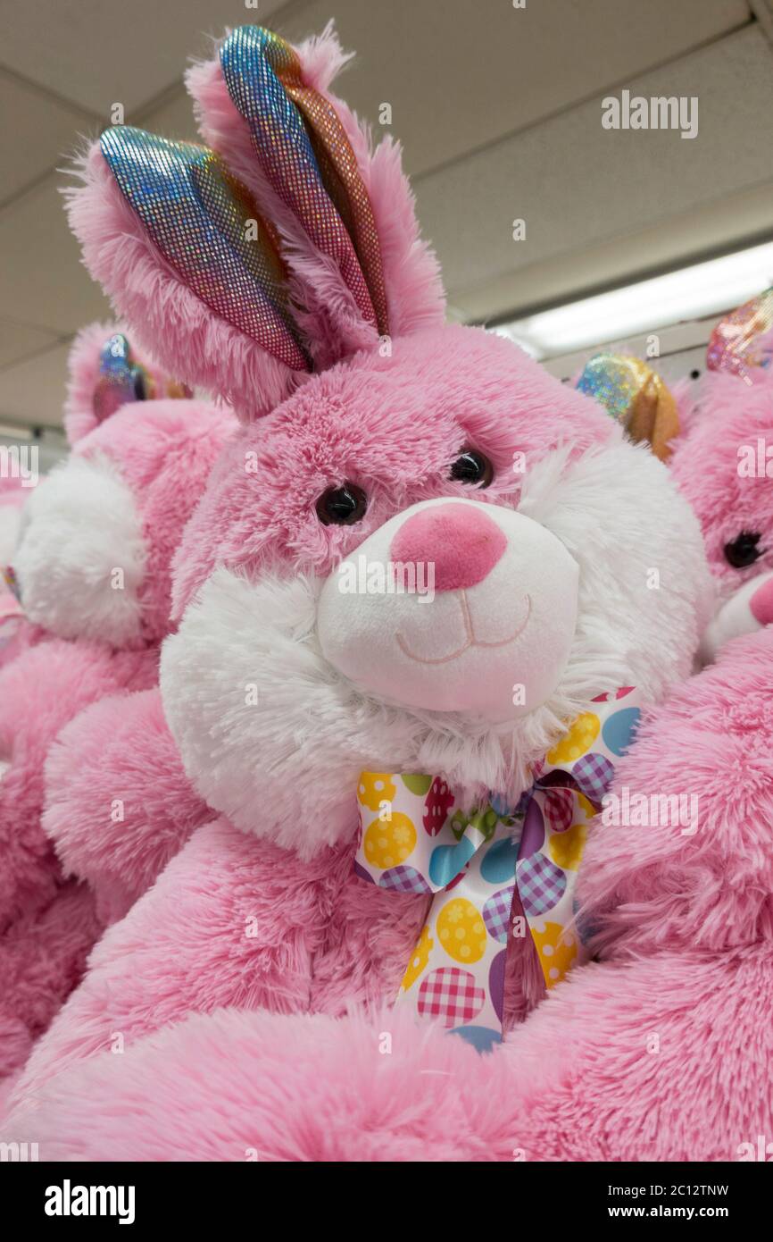 Stuffed Animal Display at Kmart, NYC, USA Stock Photo