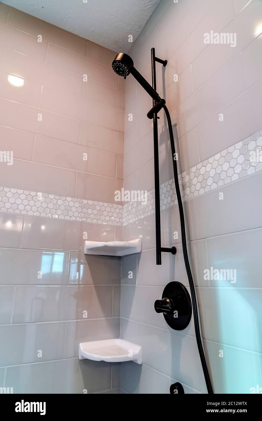 wallpapers Inside A Shower Head alamy