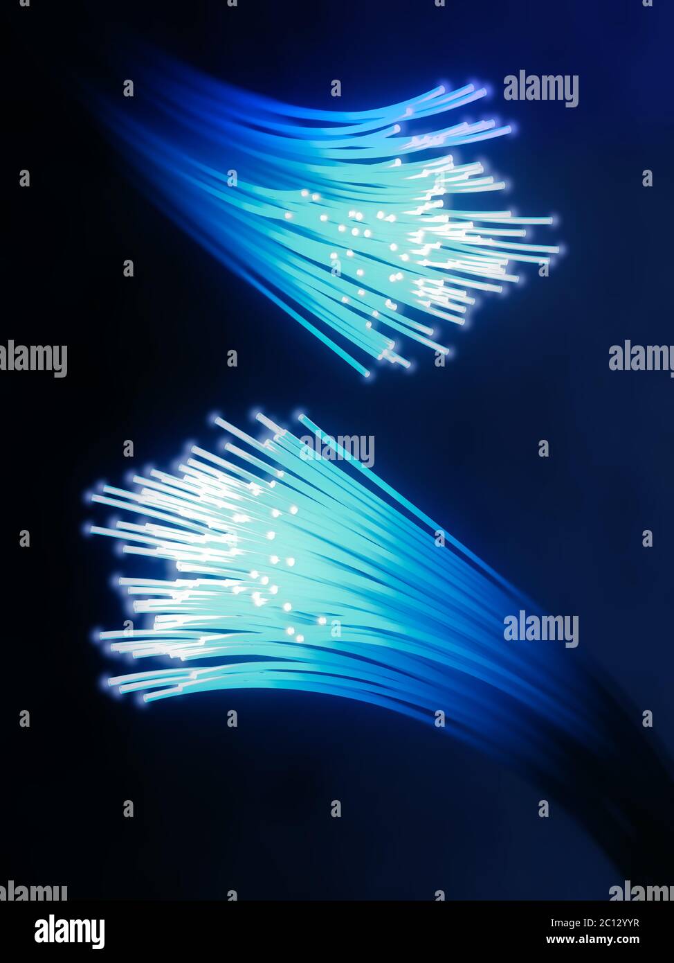 3d illustration of optical fiber cable or fiber optics Stock Photo - Alamy
