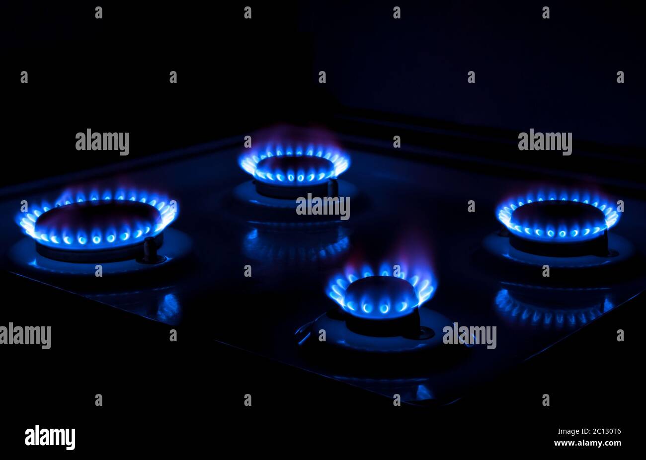 Gas burners Stock Photo Alamy
