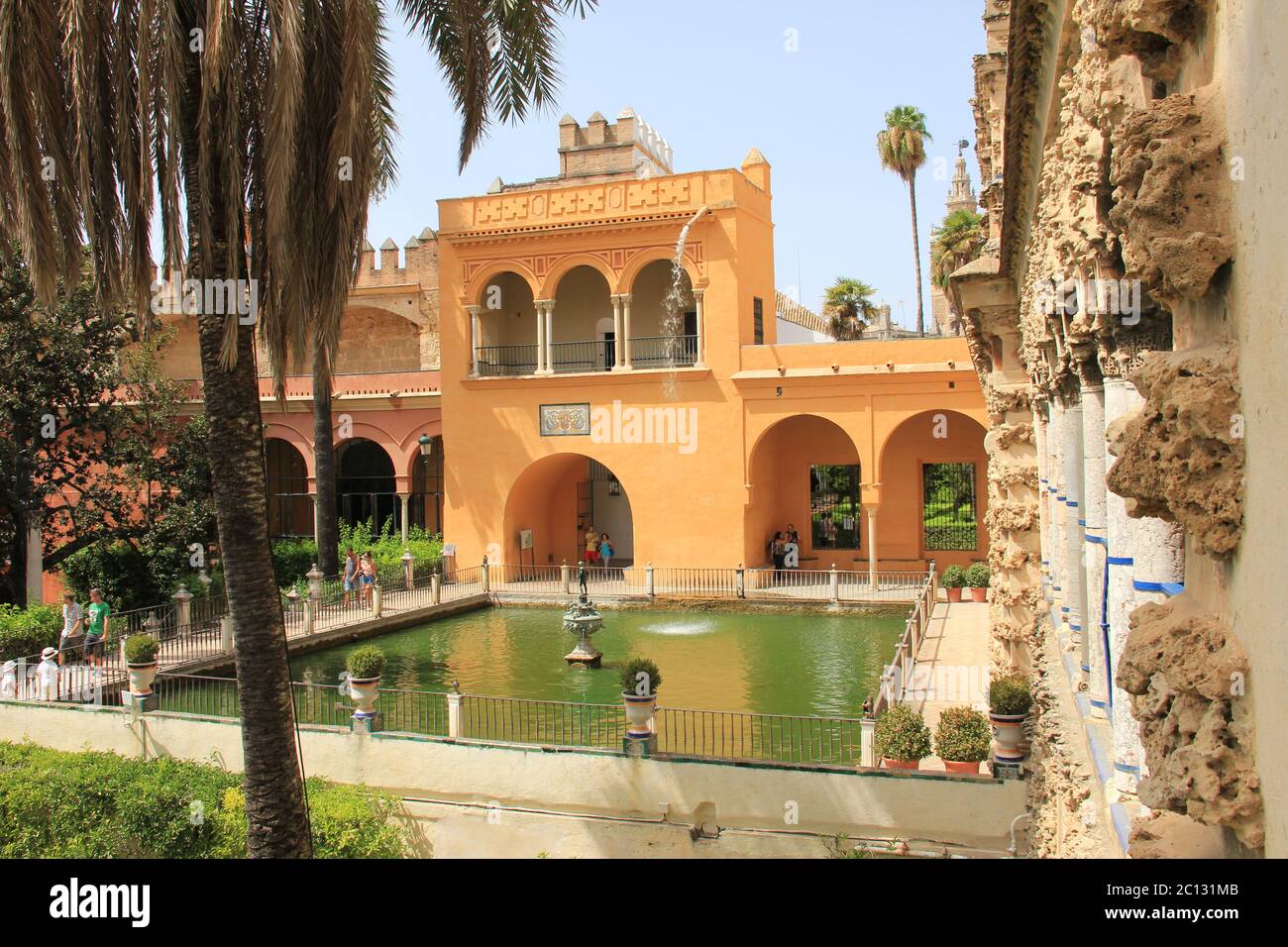 Royal Alcázar of Seville, Spain Stock Photo