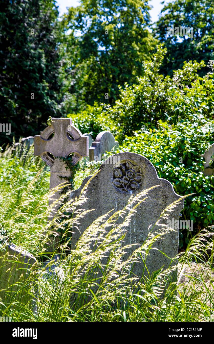 Brompton Cemetery, London, UK Stock Photo