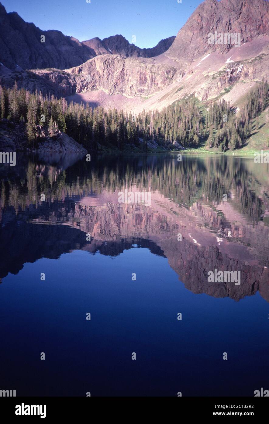 Balsam Lake, San Juan Mountains, Colorado Stock Photo