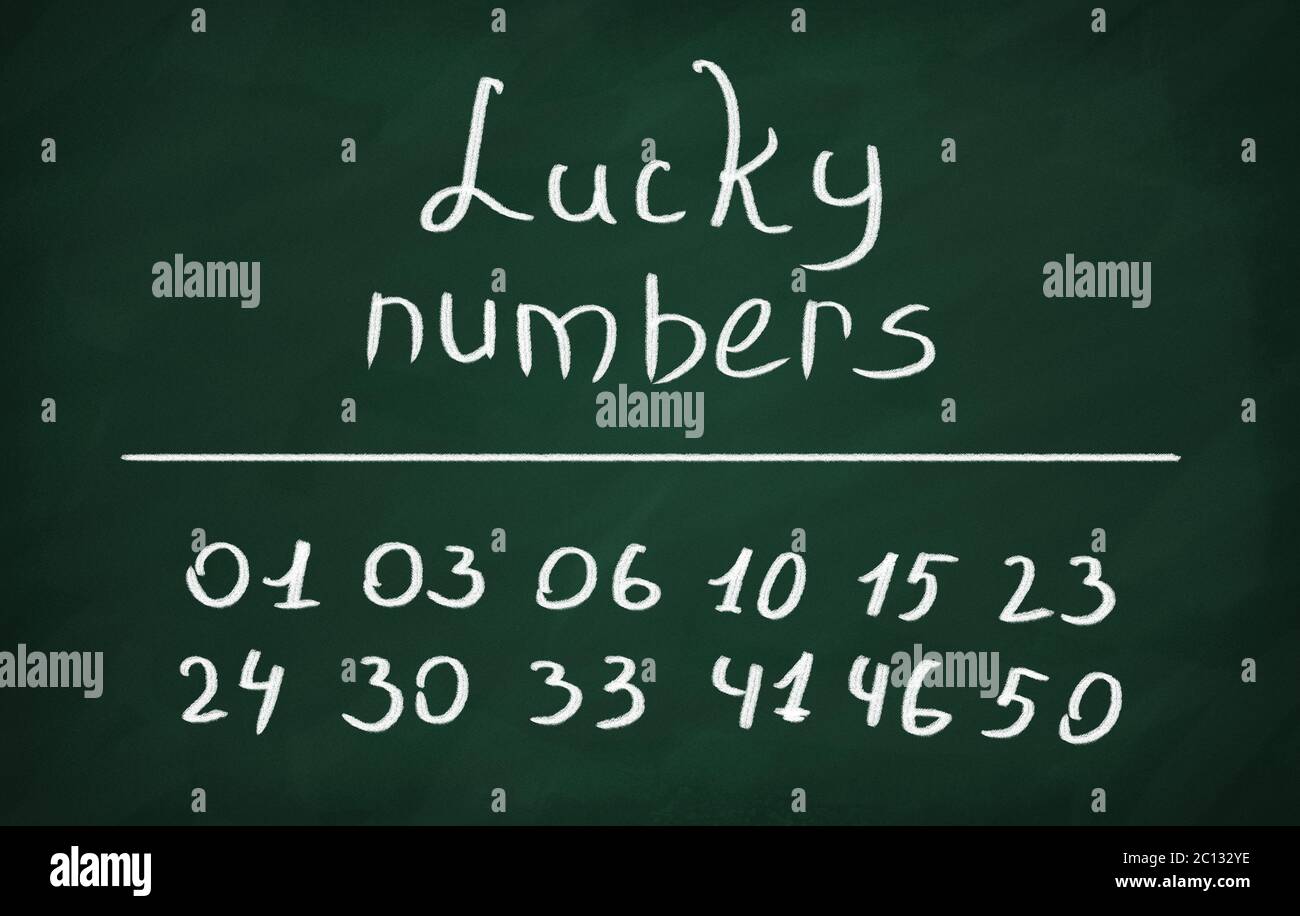 Lucky numbers hi-res stock photography and images - Alamy