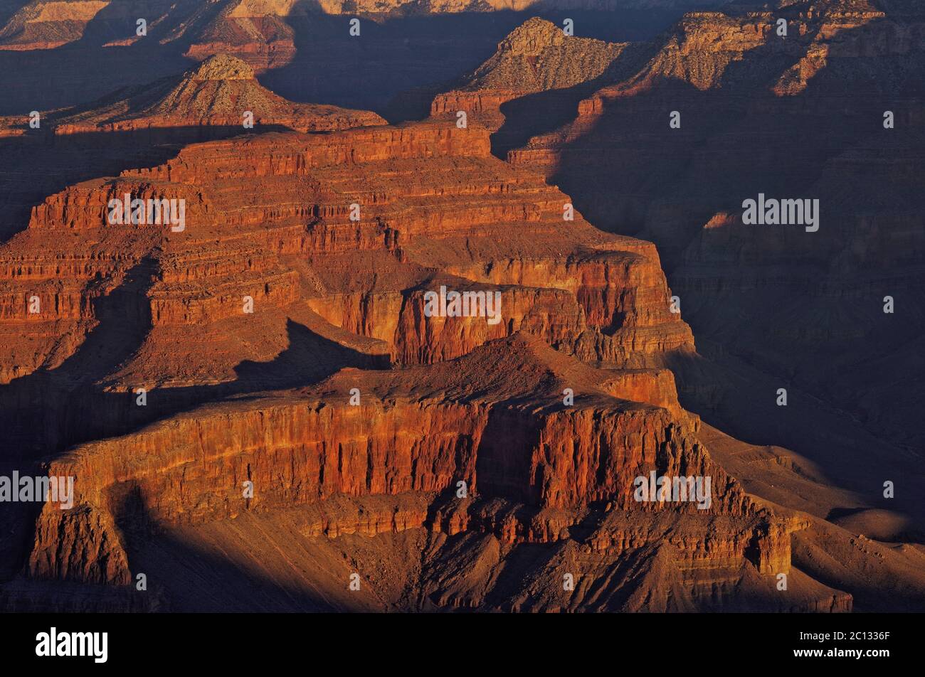 Sunrise, Hopi Point, Grand Canyon Stock Photo