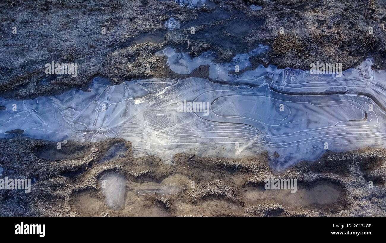 Waterfalls in the Canadian city of Hamilton, Ontario. Incredible forest