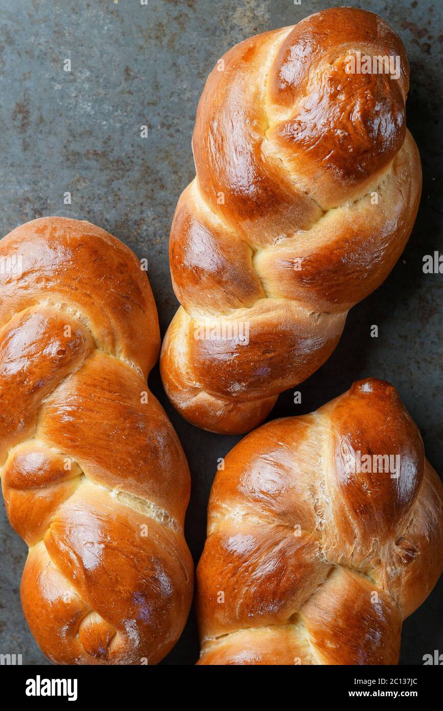 Homemade challah bread rolls Stock Photo Alamy