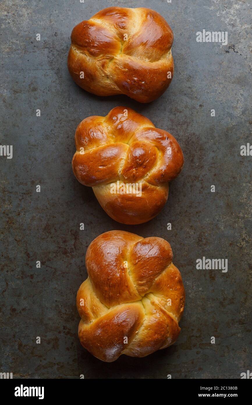 Homemade challah bread rolls Stock Photo Alamy