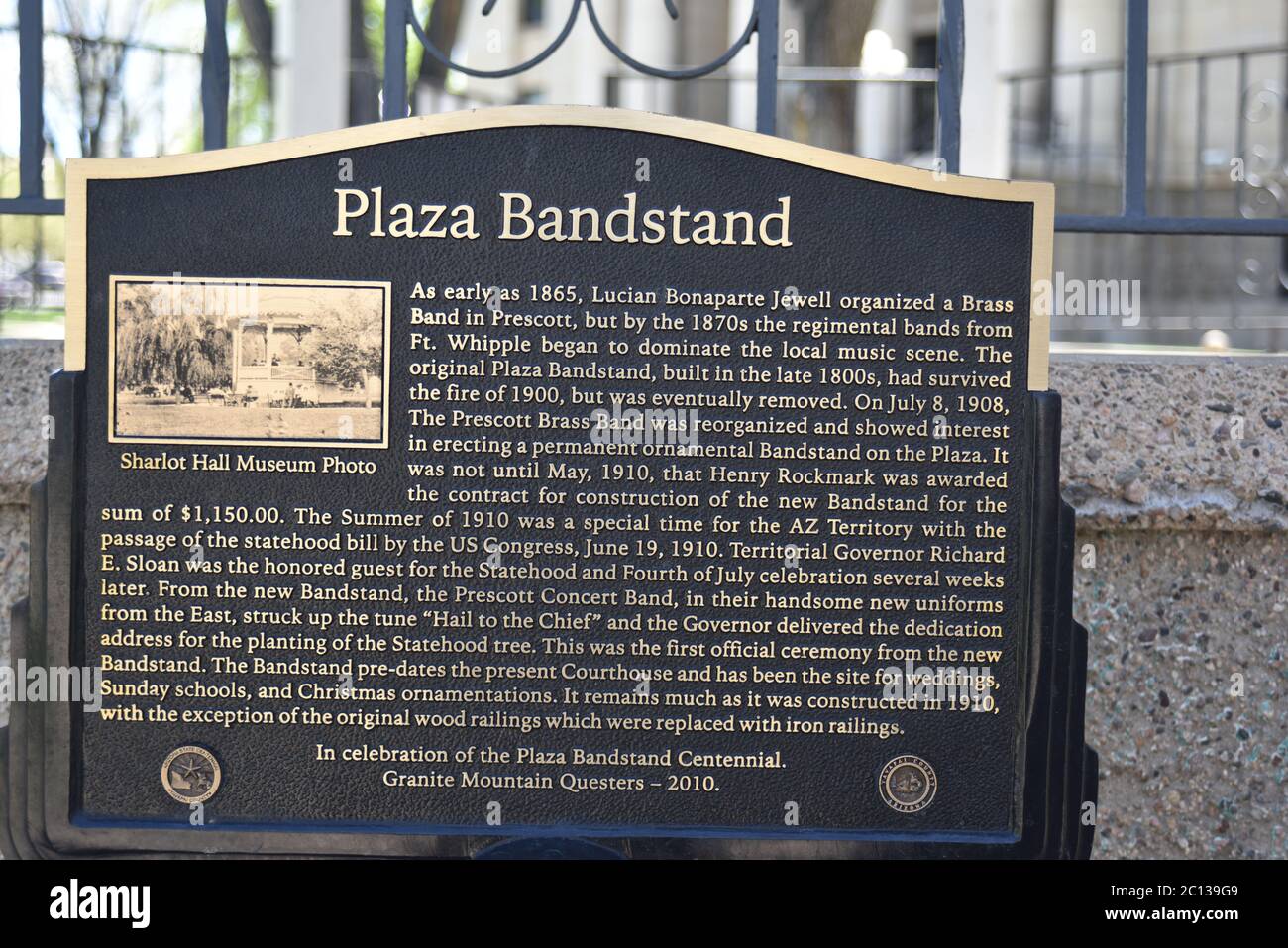 Prescott, Arizona. U.S.A. April 22, 2020. Yavapai county courthouse