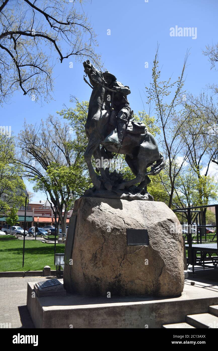 Prescott, Arizona. U.S.A. April 22, 2020. Yavapai county courthouse