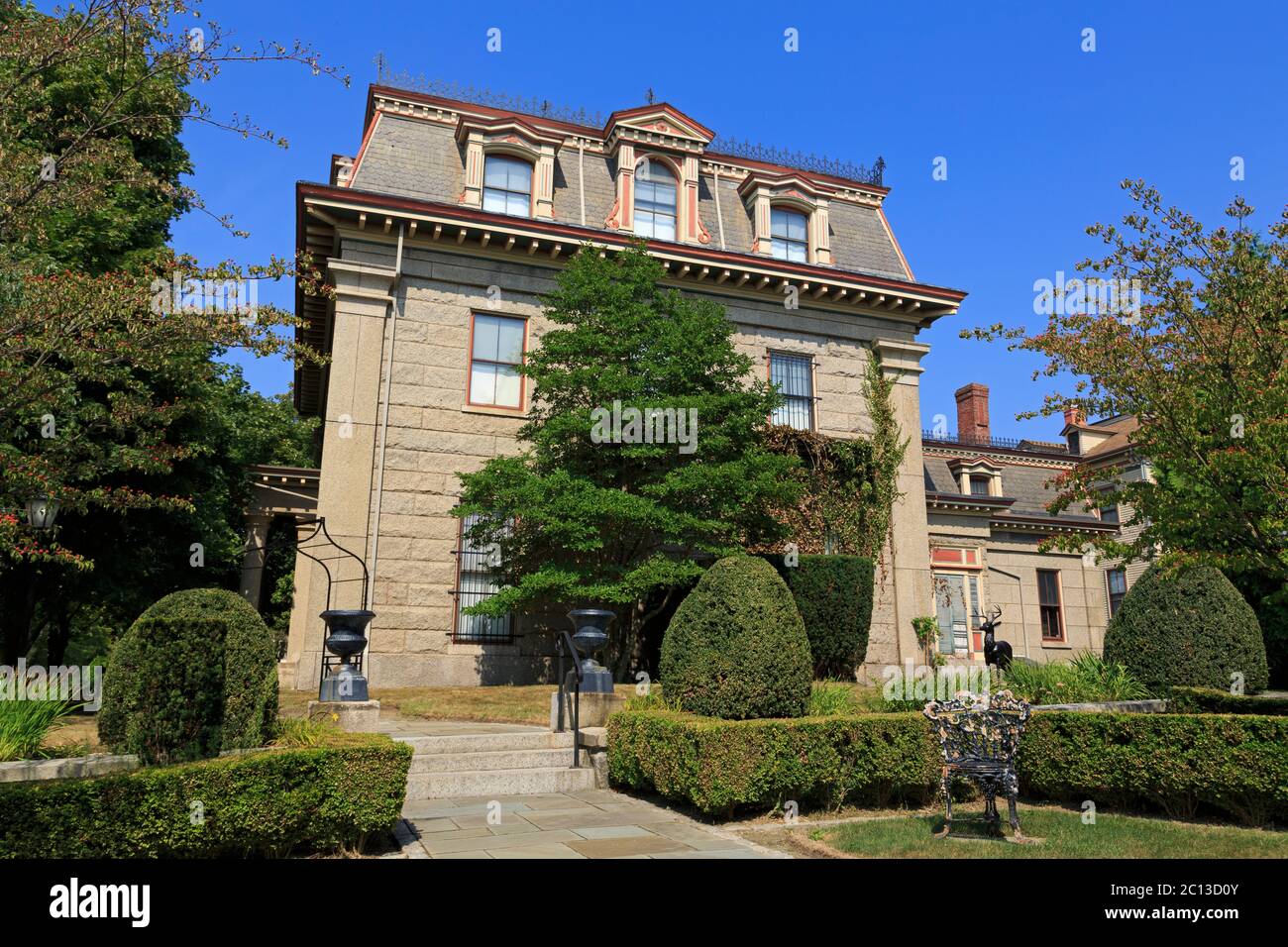 Fall River Historical Society, Falls River, Massachusetts, USA Stock