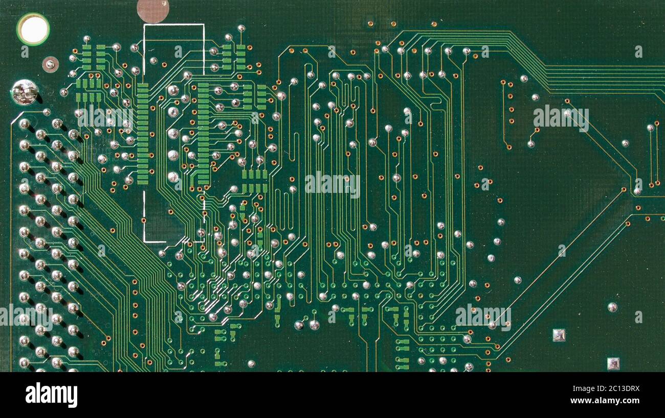 Printed circuit board Stock Photo
