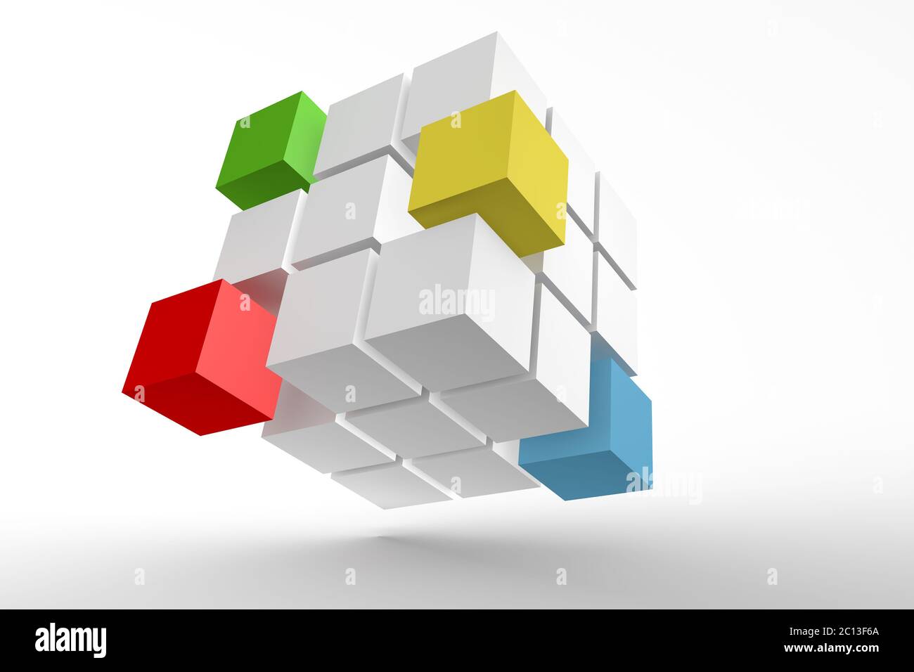 Cube illustration hi-res stock photography and images - Alamy