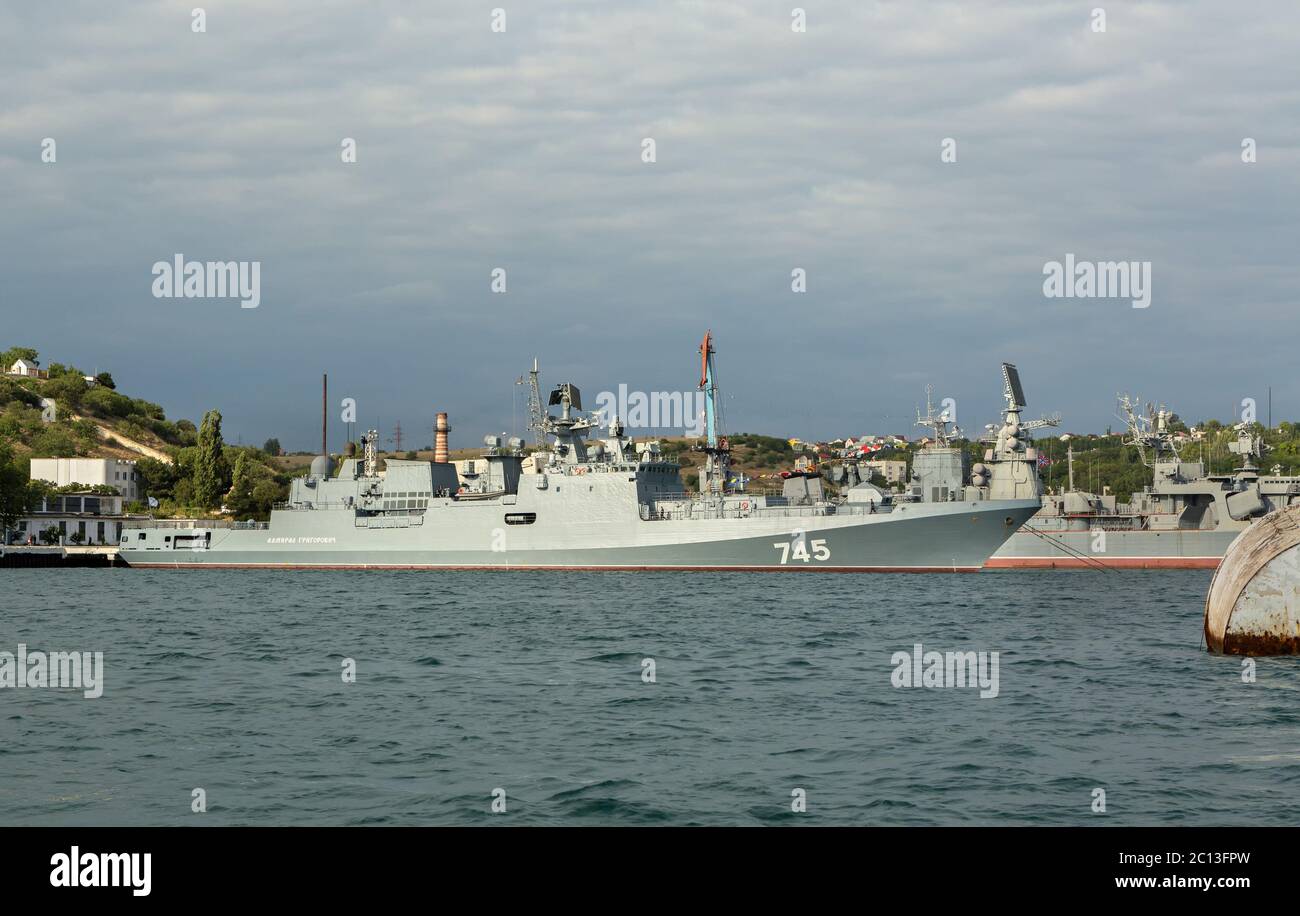 Newest patrol ship Admiral Grigorovich 745. Warships in Sevastopol ...