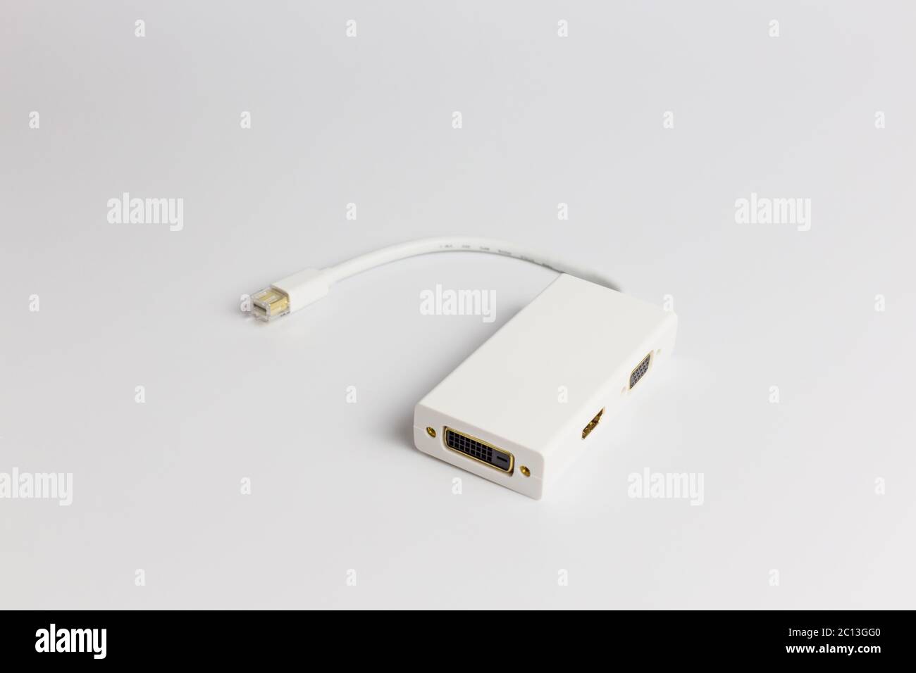 isolated VGA device on white background Stock Photo