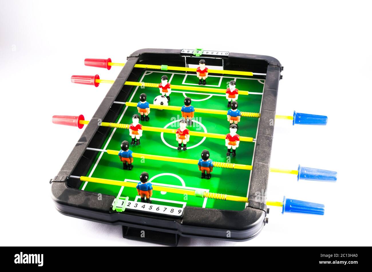 Foosball Football Toy Game Stock Photo Alamy
