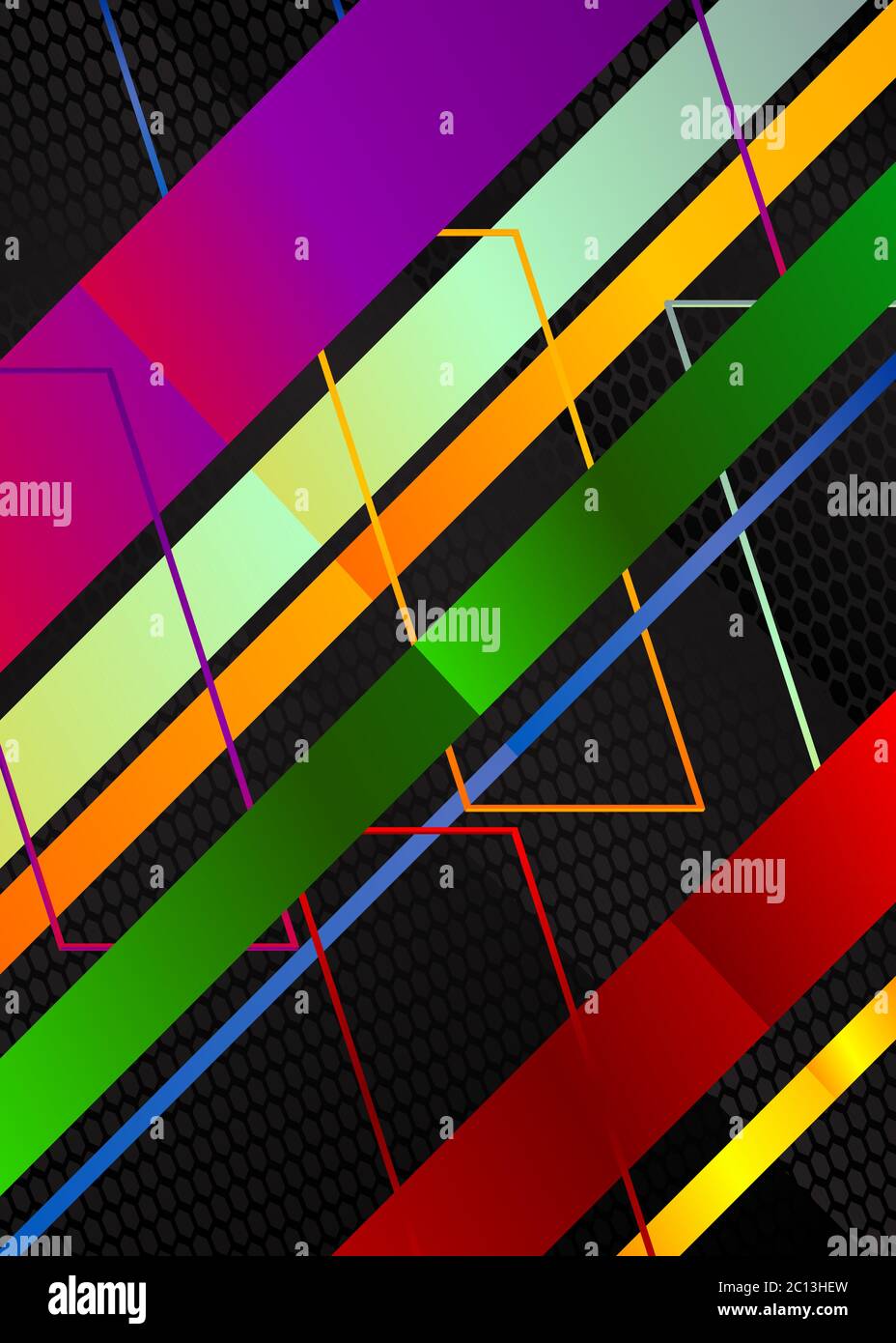 Modern graphic with lines for message board, for text and message ...