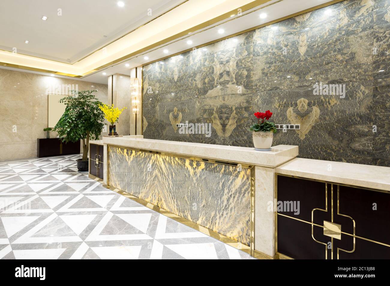 interior of modern hall Stock Photo - Alamy