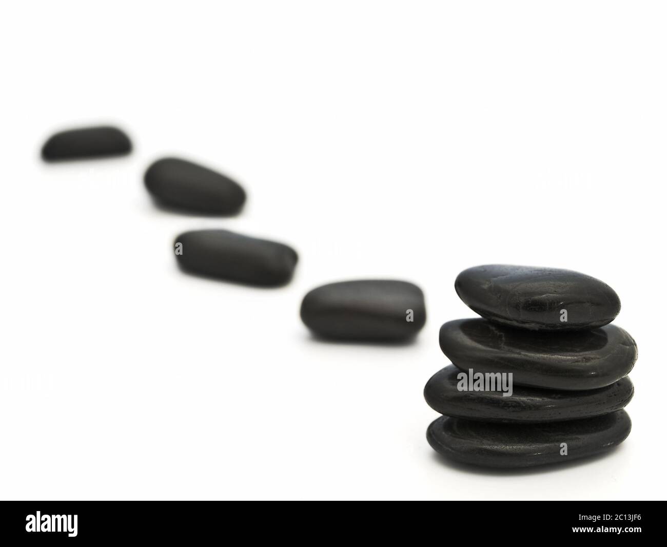 Wellbeing stones Cut Out Stock Images & Pictures - Alamy