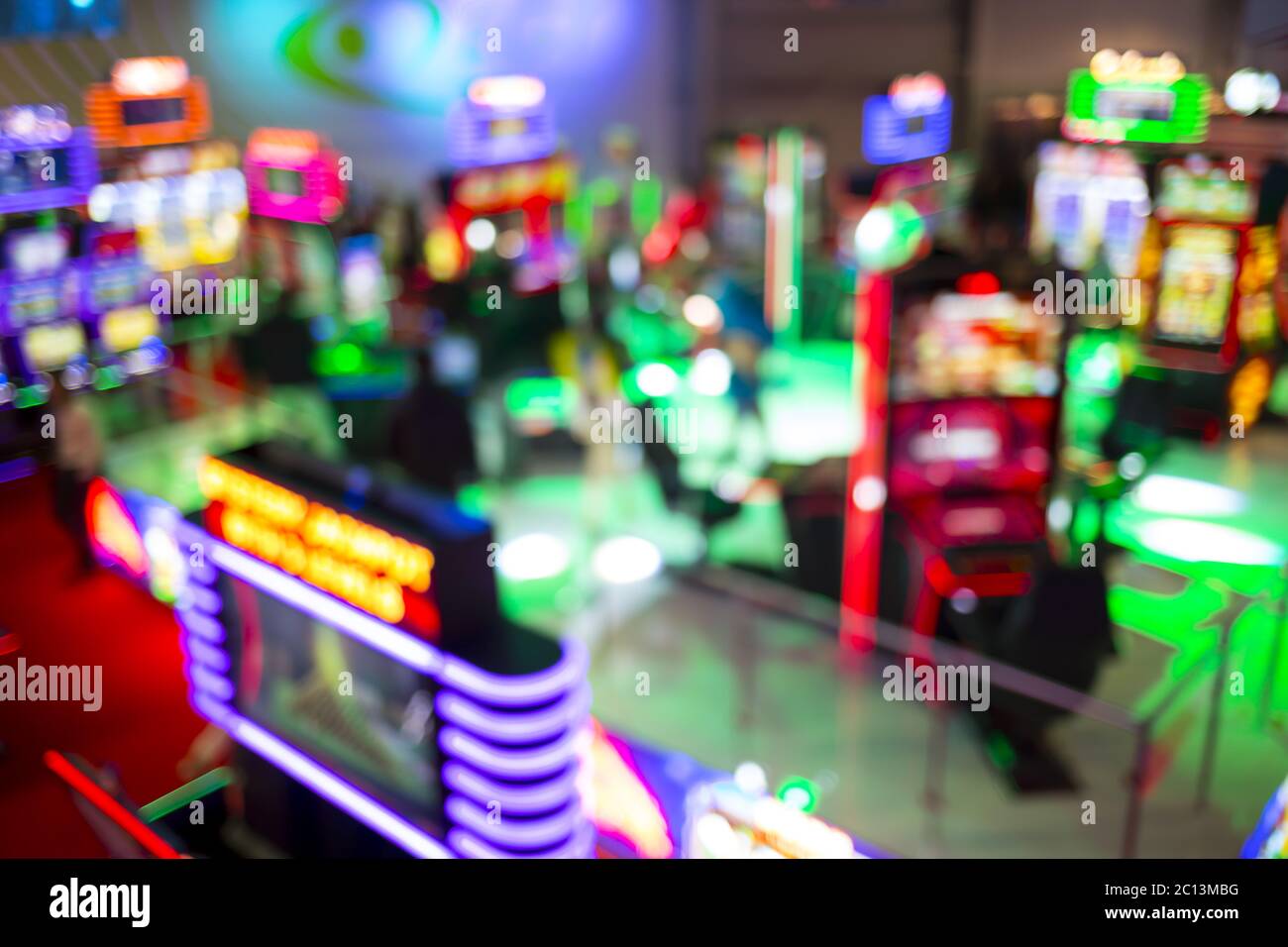 Blurry city vegas lights hi-res stock photography and images - Alamy