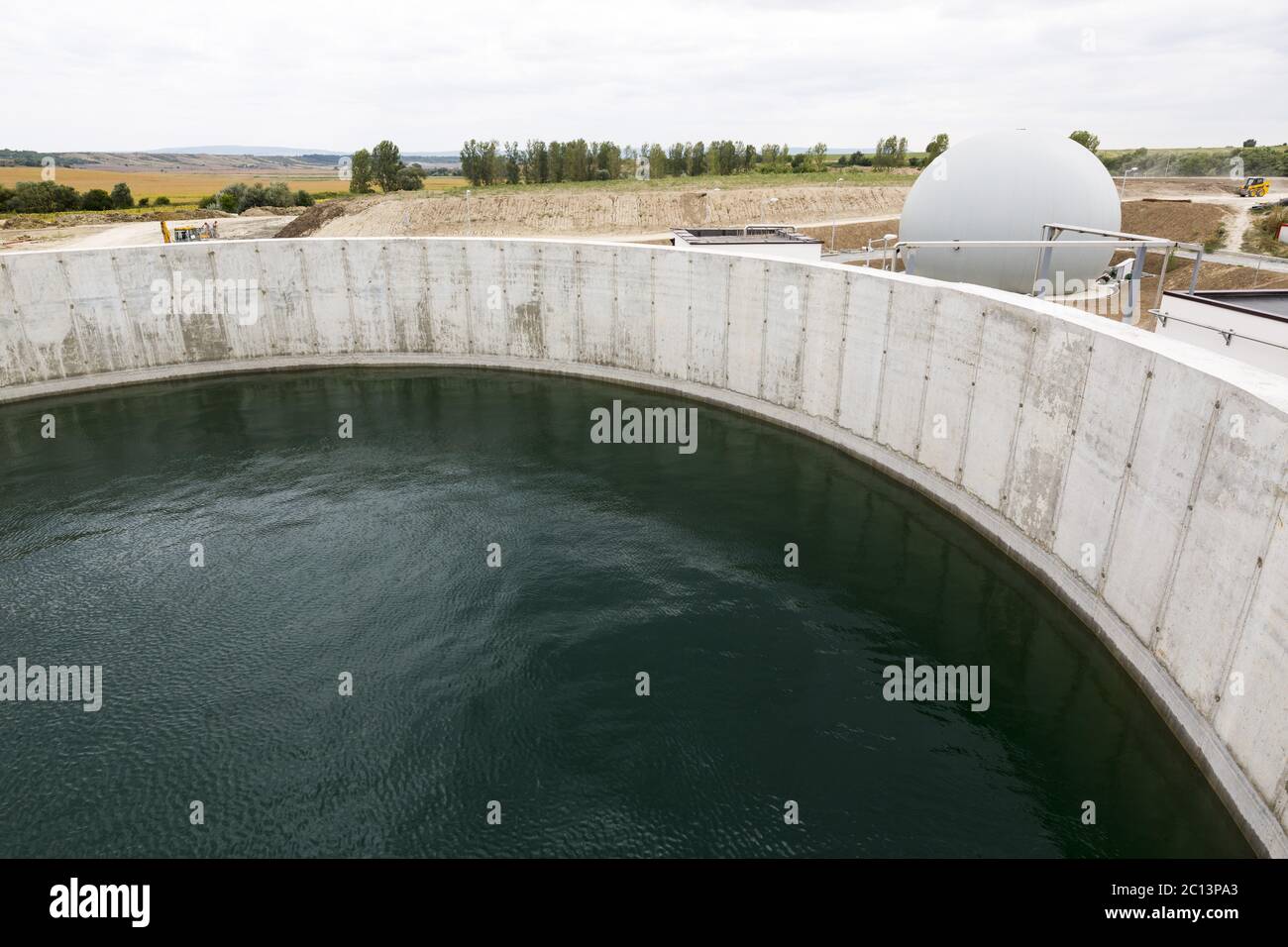 modern-urban-wastewater-treatment-plant-tank-stock-photo-alamy