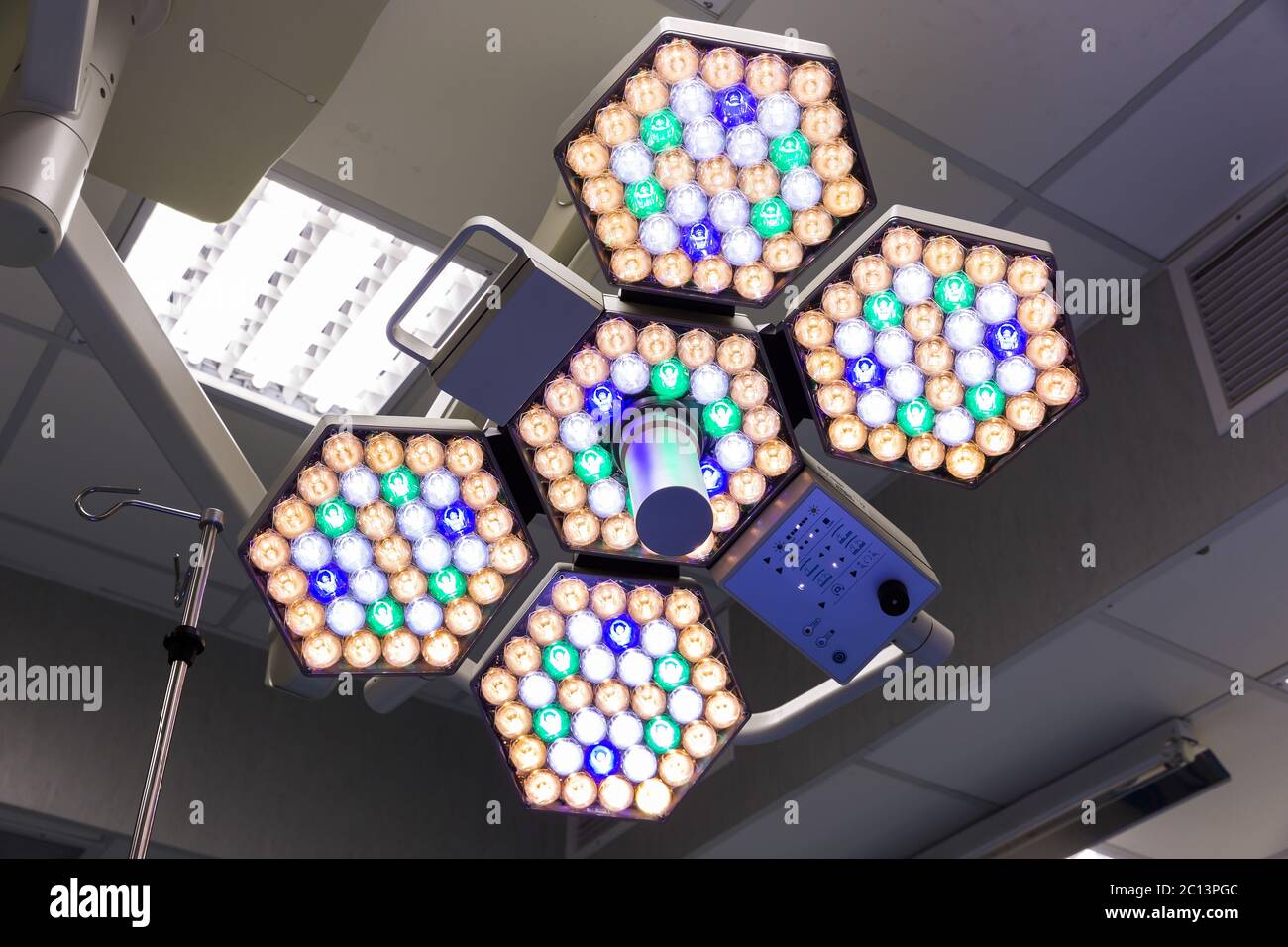 Operating Room Lights Stock Photo Alamy